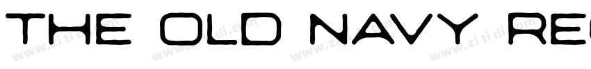 The Old Navy Regular字体转换